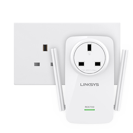 Linksys AC1200 AMPLIFY Dual Band Wi-Fi Range Extender