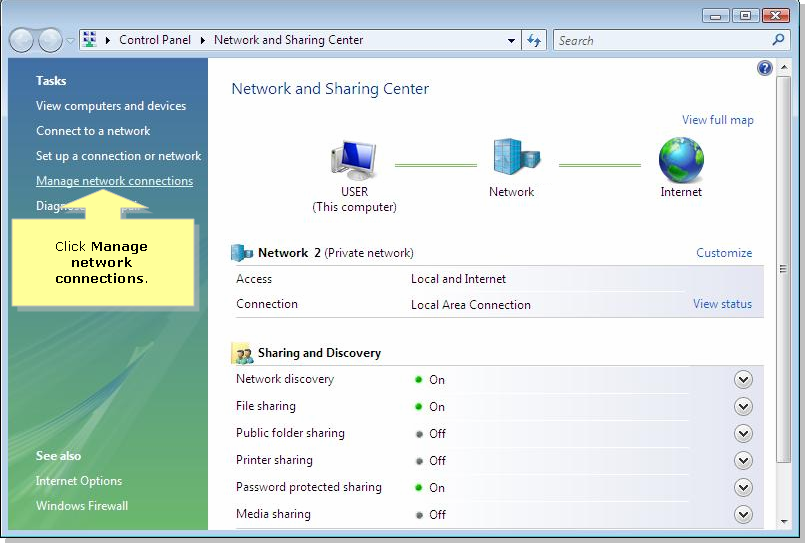 Windows Vista Lost Network Adapter