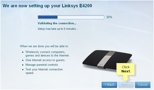 Linksys Connect To Vista