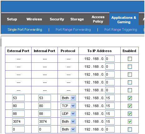 apple server vpn port forwarding