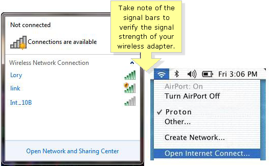 Intermittent Wireless Vista