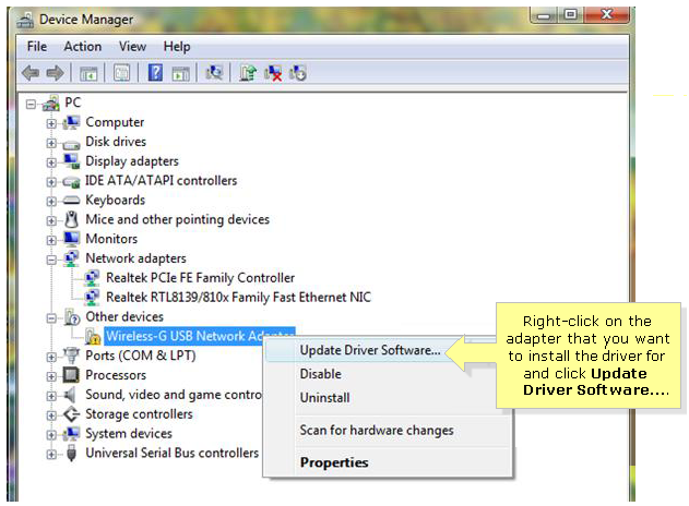 Wireless Network Adapter Software Vista