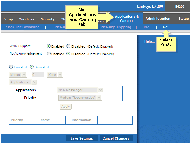 Linksys E1000 Problems With Vista