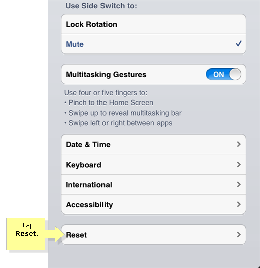 Linksys Official Support Resetting the network settings of your iPad®