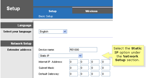 Linksys Official Support - Setting up a static IP address on the