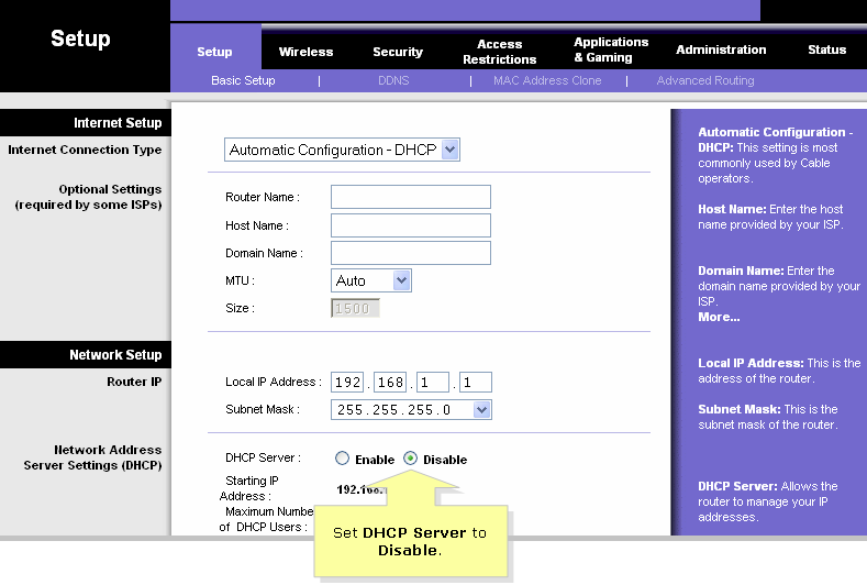 configure linksys router for apple back to my mac access